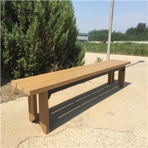 Qayta ishlangan plastmassa yog'ochli veranda skameykalari